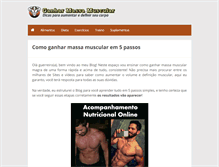 Tablet Screenshot of ganharmassamuscular.org